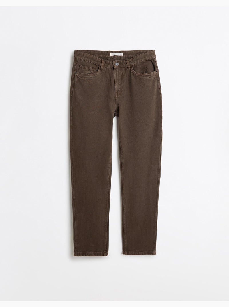 Vaqueros de corte relajado, mo fashion Marrón - Kiabi
