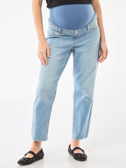 Vaqueros de maternidad corte mom - Kiabi