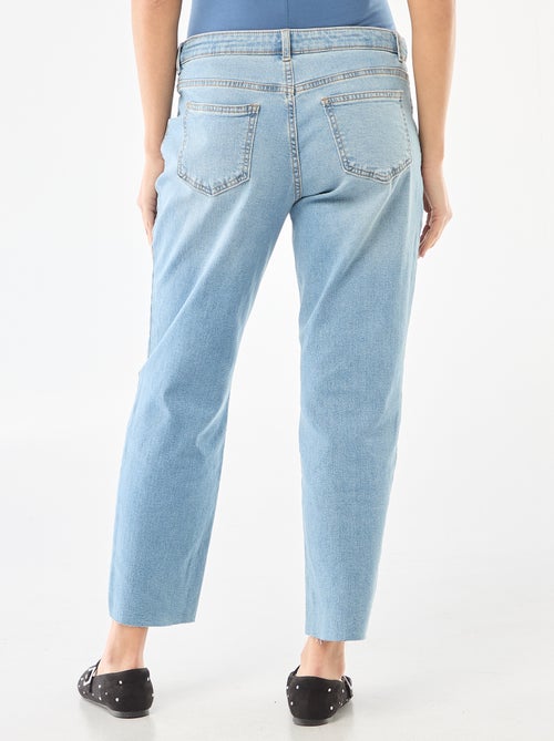 Vaqueros de maternidad corte mom - Kiabi