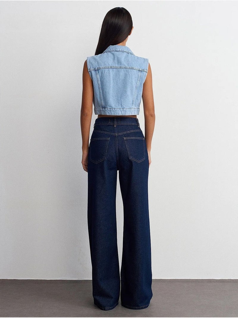 Vaqueros de mujer dilvin Azul ultramar - Kiabi
