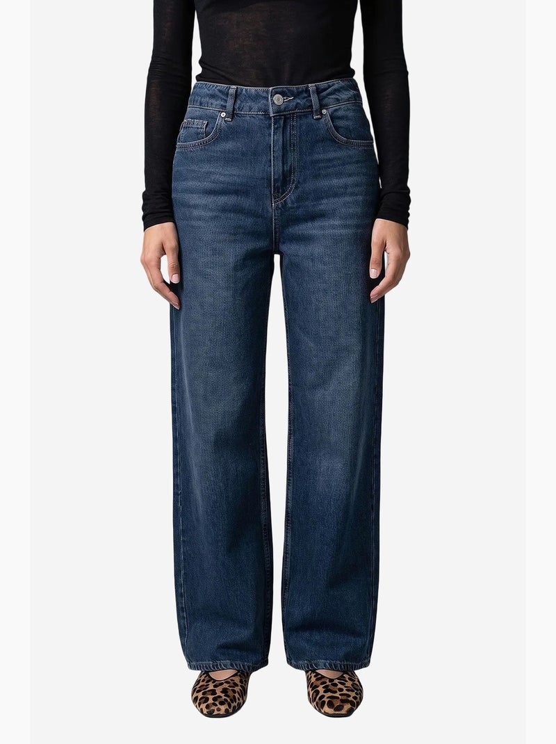 Vaqueros de mujer dilvin Azul ultramar - Kiabi