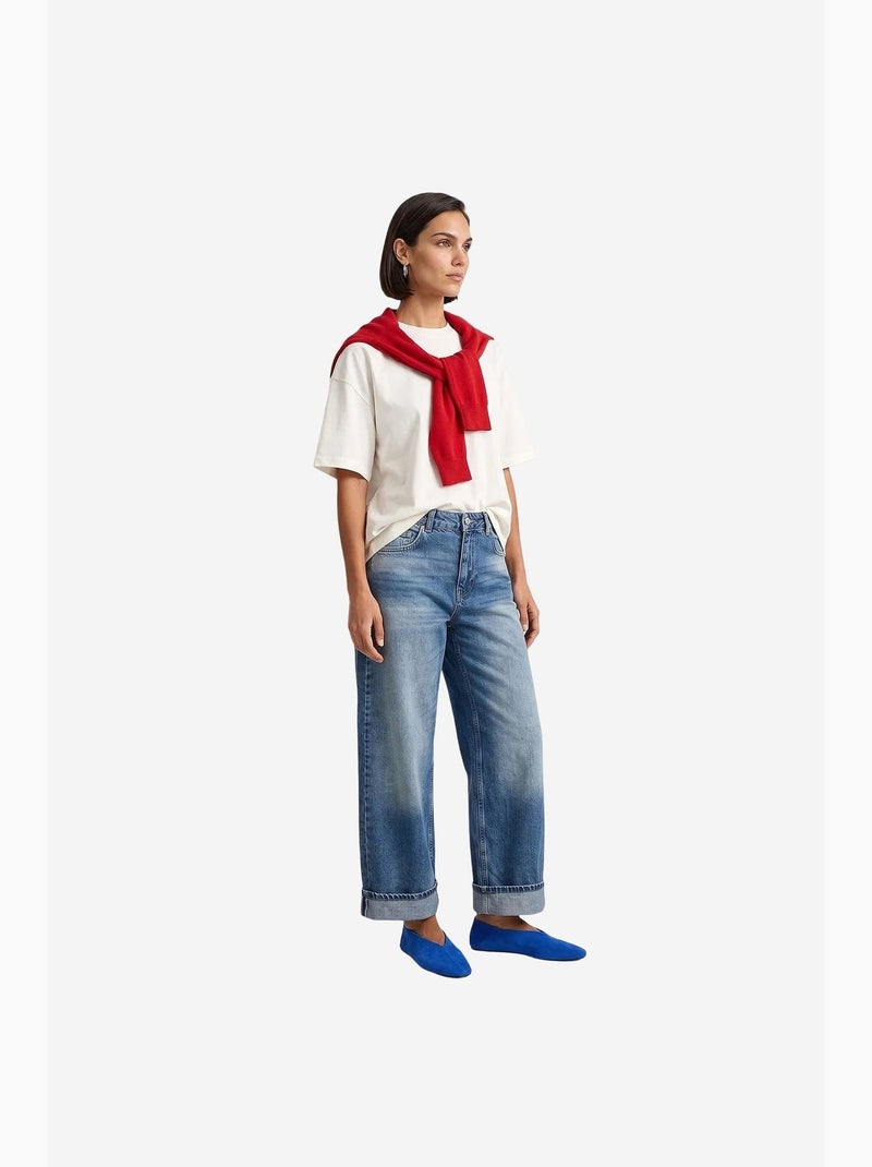 Vaqueros de mujer dilvin Azul zafiro - Kiabi