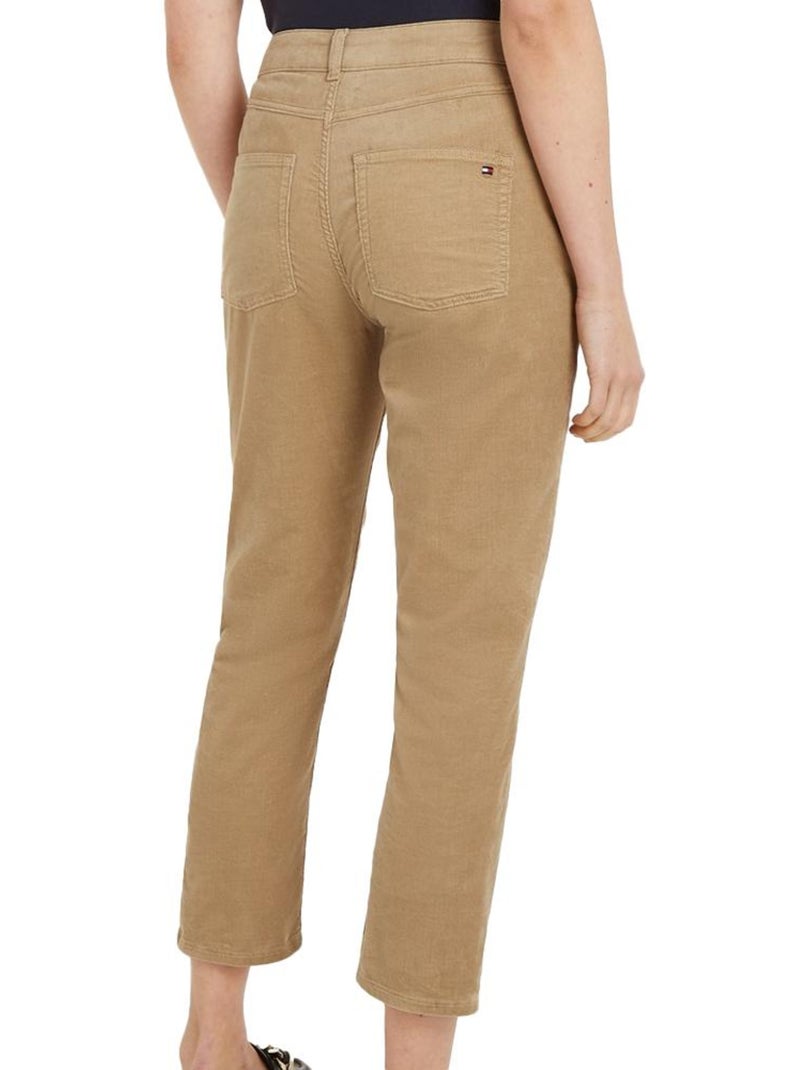 Vaqueros de Pana para Mujer Tommy Hilfiger Beige - Kiabi