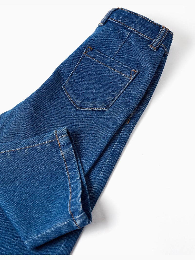Vaqueros de pierna ancha con 4 bolsillos Azul Azul - Kiabi