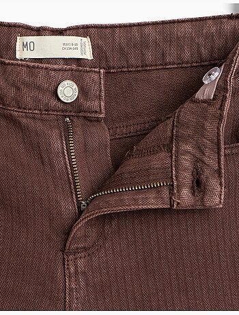 Vaqueros de pierna ancha con clavos, mo fashion