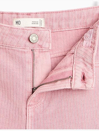 Vaqueros de pierna ancha con clavos, mo fashion