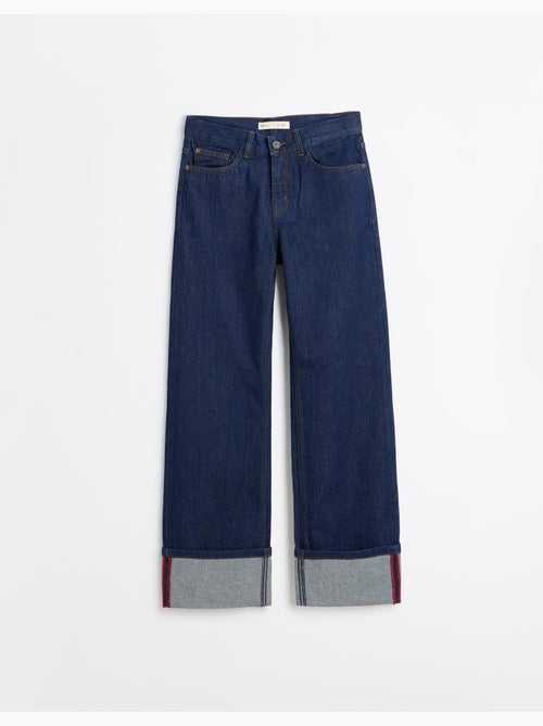 Vaqueros de pierna ancha con pliegues, mo fashion - Kiabi Vaqueros de pierna ancha con pliegues, mo fashion - Kiabi