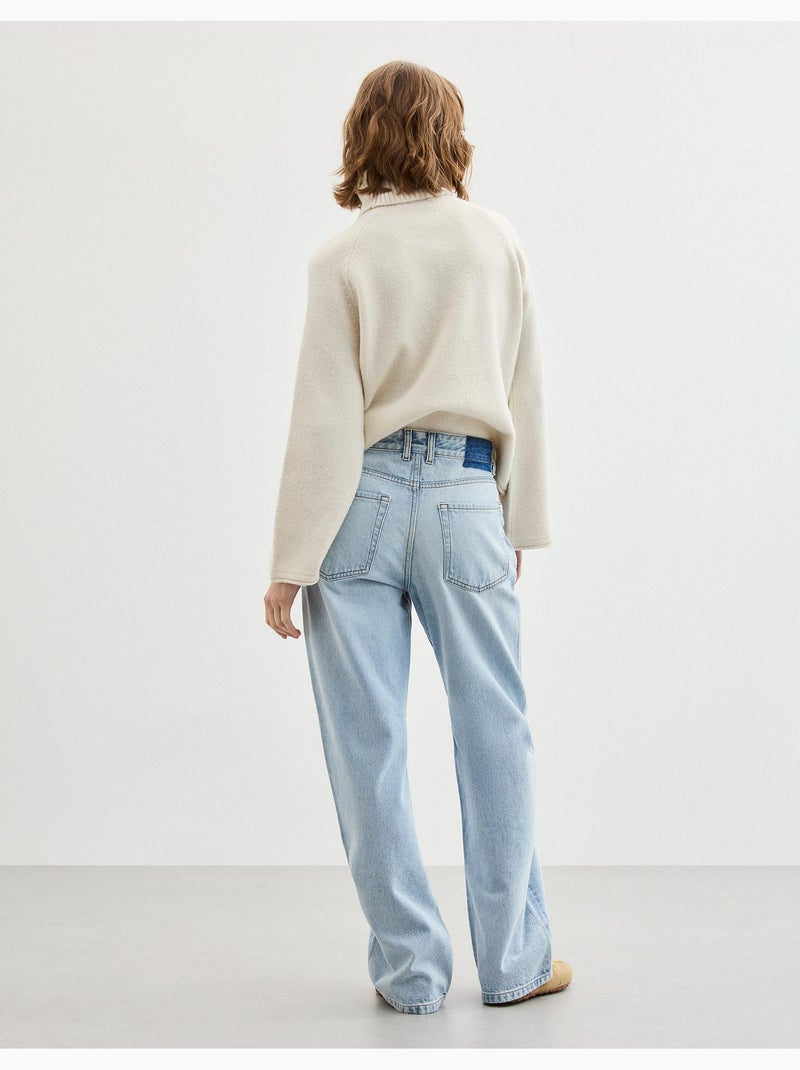 Vaqueros de pierna ancha, MO Fashion Azul claro - Kiabi