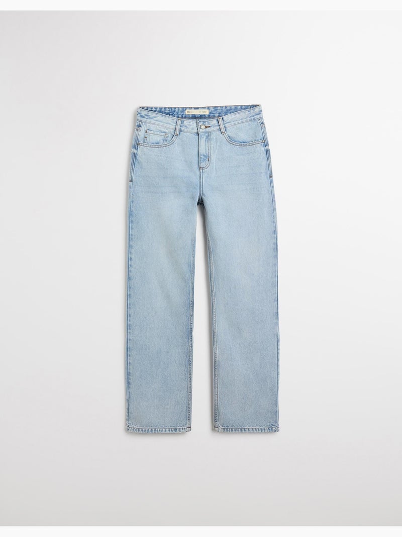 Vaqueros de pierna ancha, MO Fashion Azul claro - Kiabi