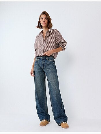 Vaqueros de pierna ancha, mo fashion