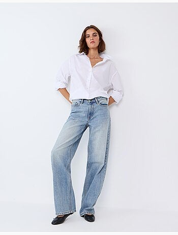 Vaqueros de pierna ancha, mo fashion