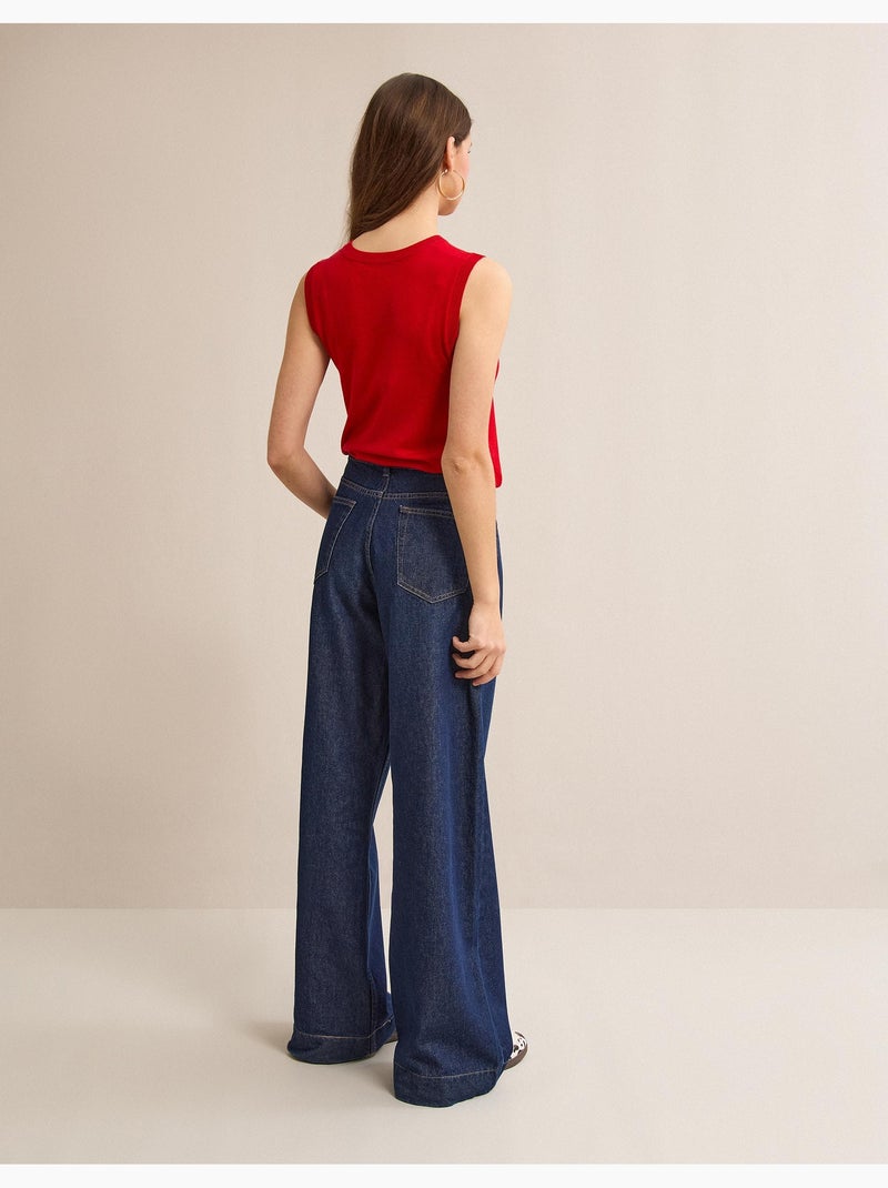 Vaqueros de pierna ancha, MO Fashion Azul - Kiabi