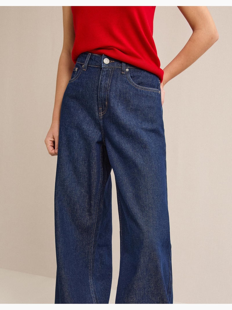 Vaqueros de pierna ancha, MO Fashion Azul - Kiabi