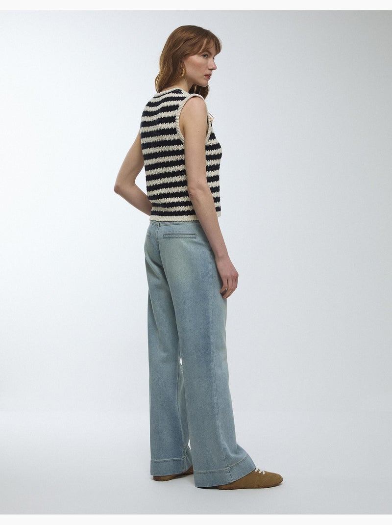 Vaqueros de pierna ancha, MO Fashion Azul - Kiabi