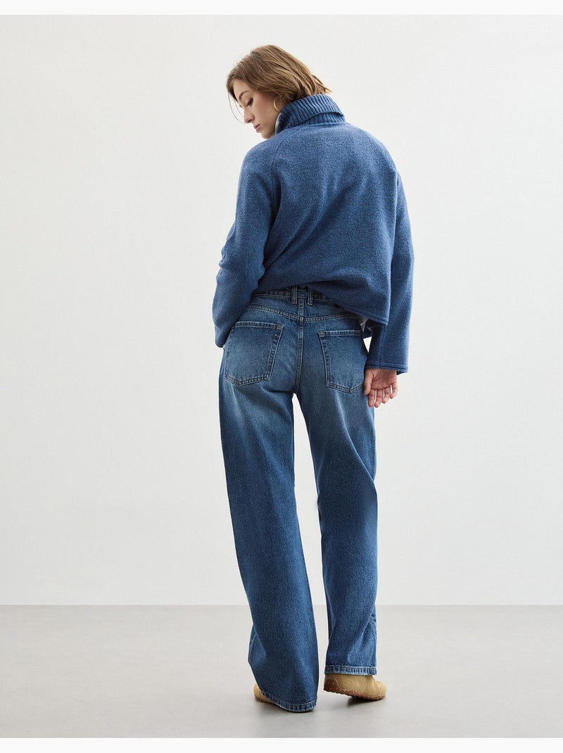 Vaqueros de pierna ancha, MO Fashion Azul - Kiabi