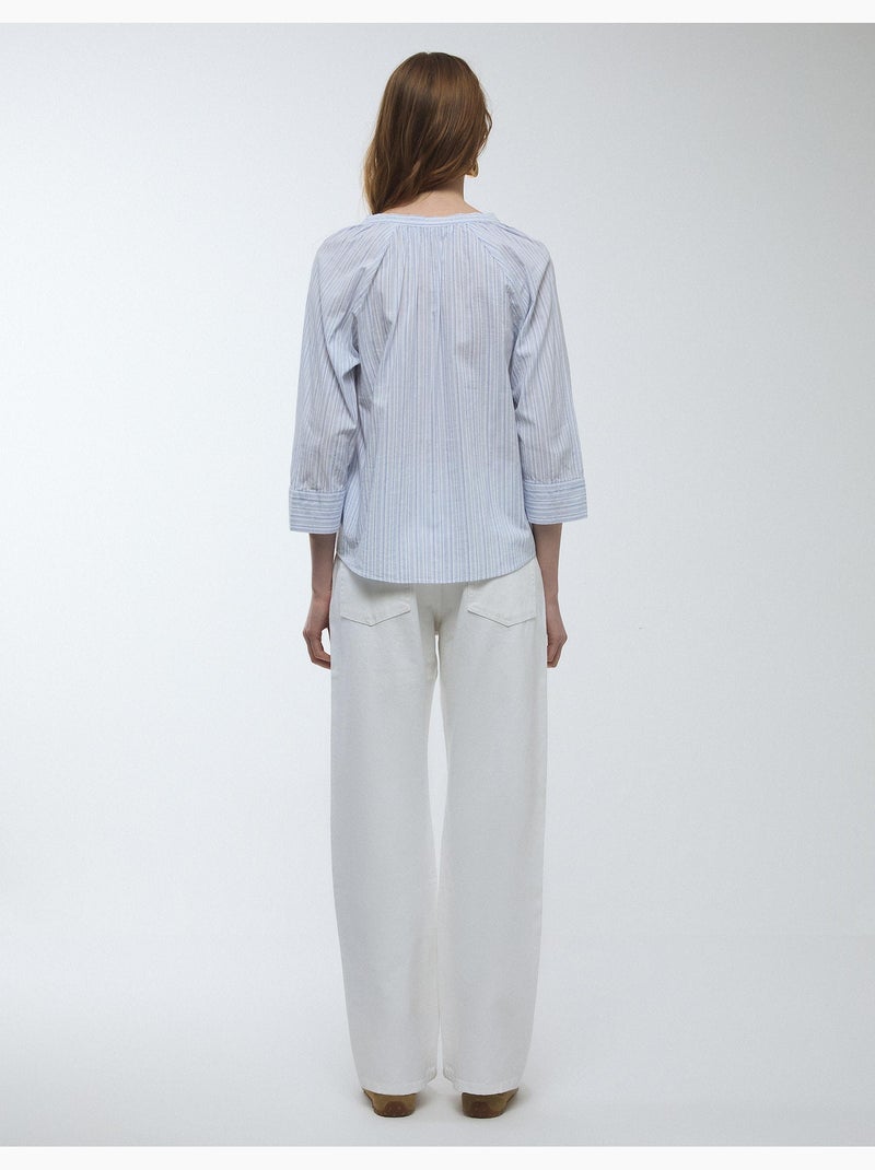 Vaqueros de pierna ancha, MO Fashion Blanco - Kiabi
