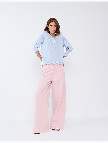 Vaqueros de pierna ancha, mo fashion