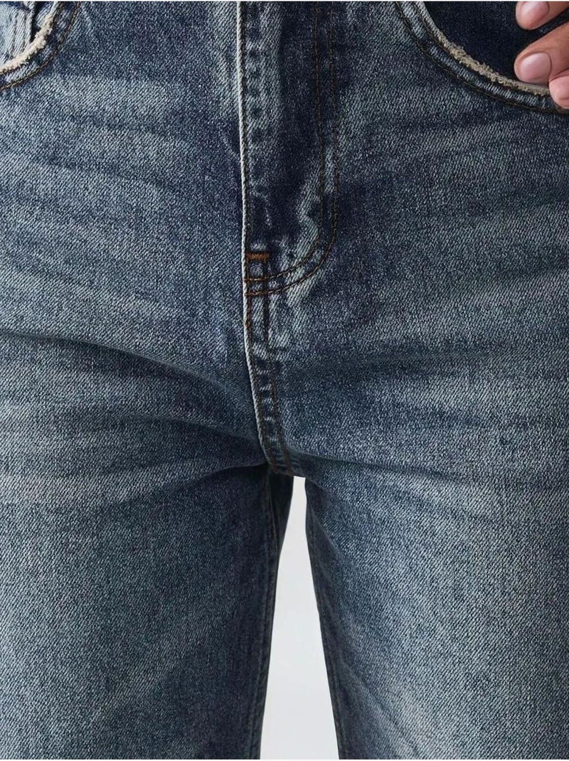 Vaqueros de pierna recta hiccup Azul - Kiabi