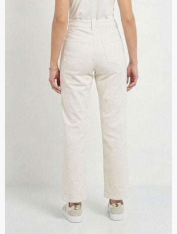 Vaqueros de talle alto, pierna recta y cinco bolsillos, de colores. - Afibel