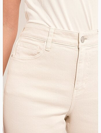 Vaqueros de talle alto, pierna recta y cinco bolsillos, de colores. - Afibel