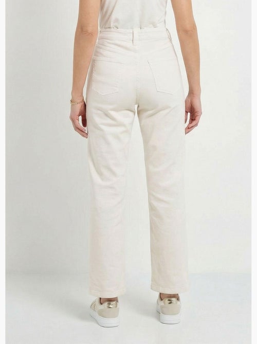 Vaqueros de talle alto, pierna recta y cinco bolsillos, de colores. - Afibel - Kiabi