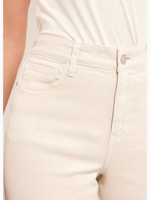 Vaqueros de talle alto, pierna recta y cinco bolsillos, de colores. - Afibel - Kiabi