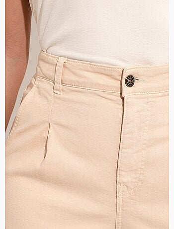 Vaqueros de talle alto y corte zanahoria, elásticos. - Afibel