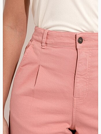 Vaqueros de talle alto y corte zanahoria, elásticos. - Afibel