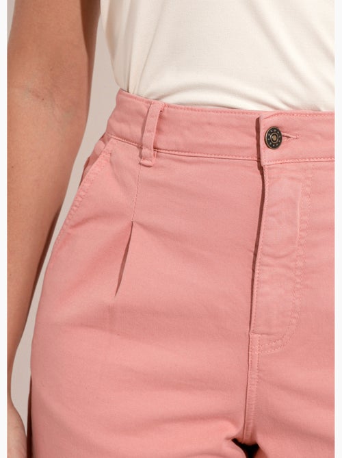 Vaqueros de talle alto y corte zanahoria, elásticos. - Afibel - Kiabi