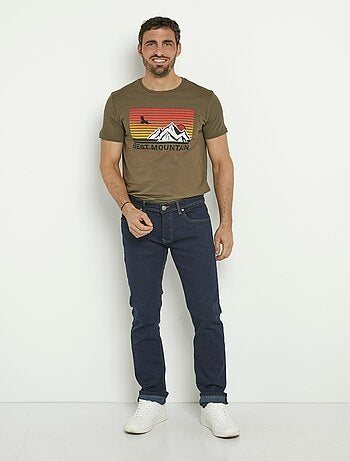 Vaqueros elásticos de corte recto y 5 bolsillos - AFIBEL