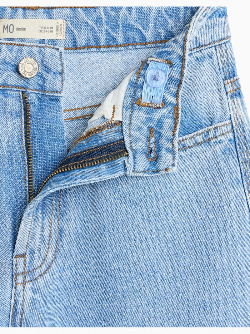 Vaqueros loose fit, mo fashion Azul - Kiabi