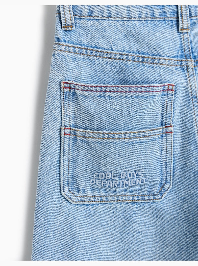 Vaqueros loose fit, mo fashion Azul - Kiabi
