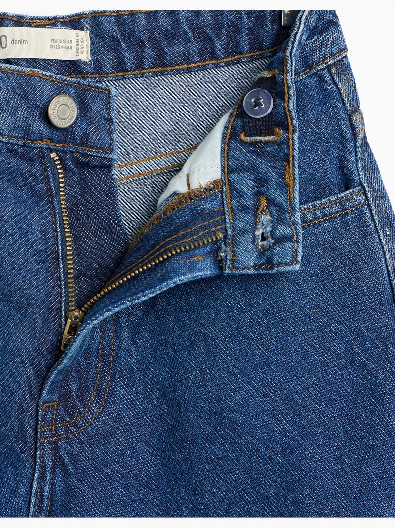 Vaqueros loose fit, mo fashion Azul - Kiabi