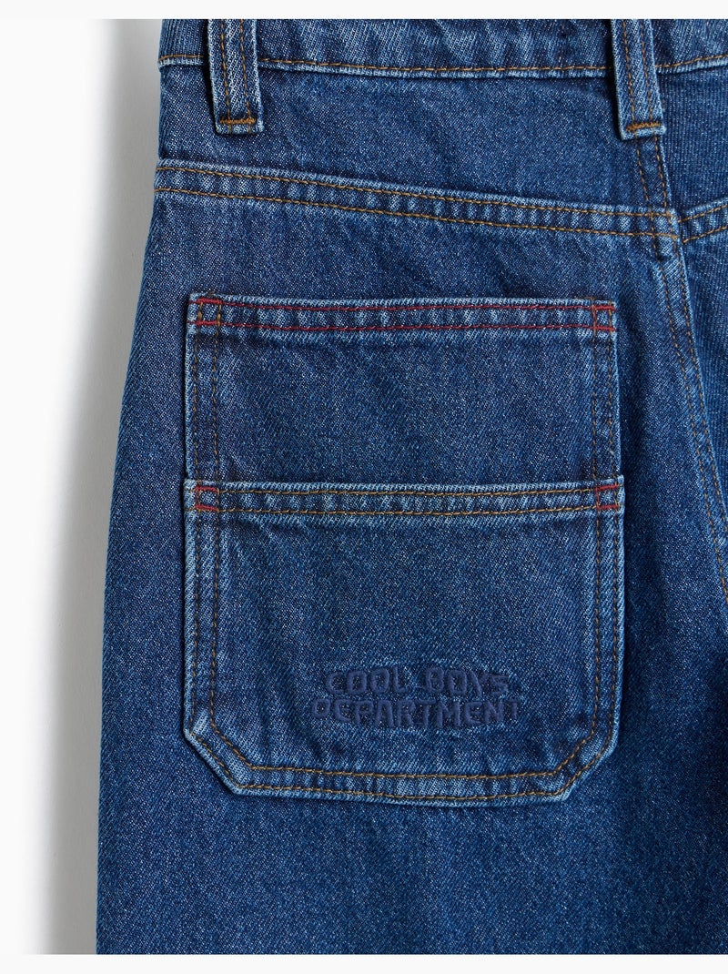 Vaqueros loose fit, mo fashion Azul - Kiabi