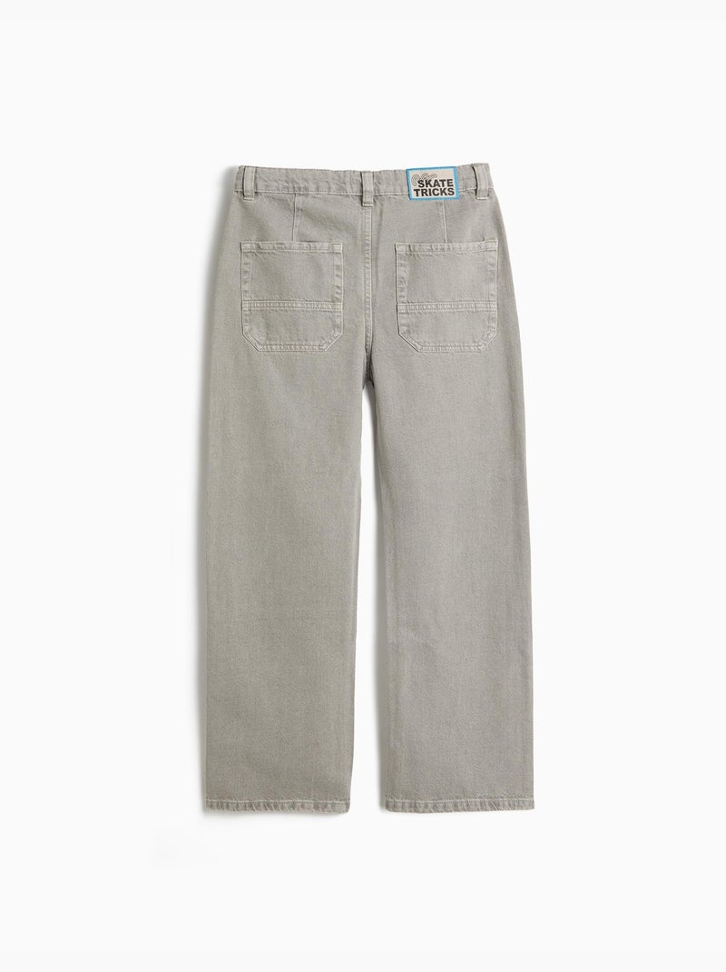 Vaqueros 'loose fit', mo fashion Gris - Kiabi