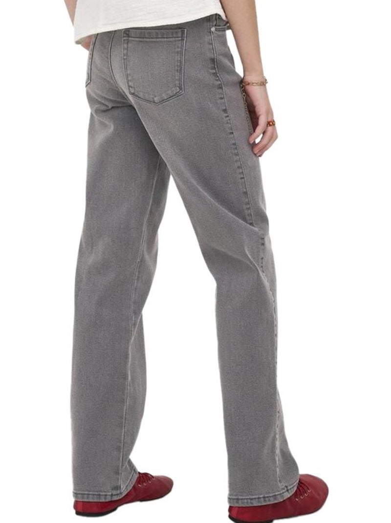 Vaqueros Loose Fit para Niña - Kids ONLY Gris plateado - Kiabi