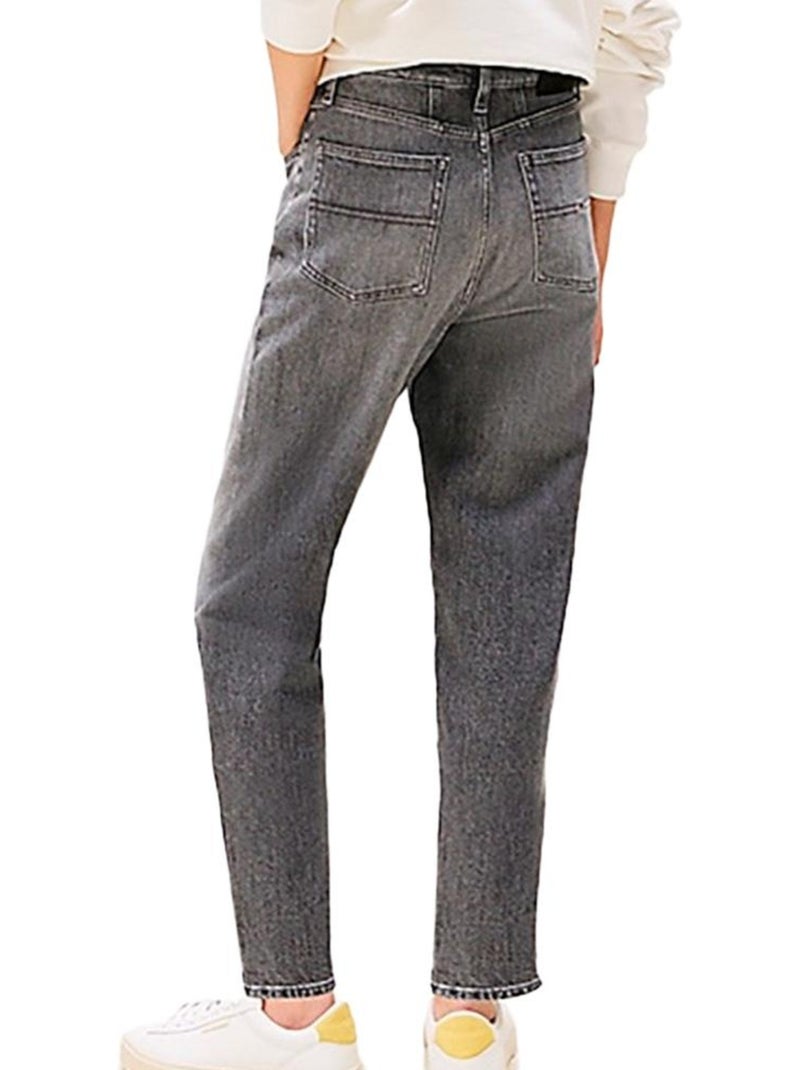 Vaqueros Mom Cónicos para Mujer Tommy Hilfiger Gris plateado - Kiabi