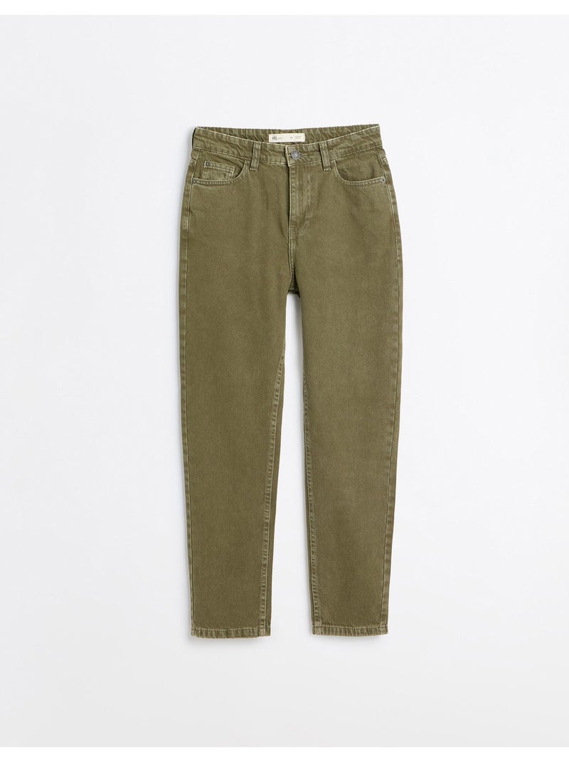 Vaqueros mom fit, mo fashion Verde - Kiabi