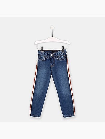 Vaqueros niñas sideband medio denim