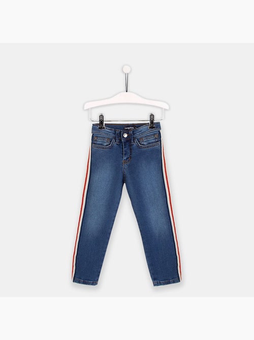 Vaqueros niñas sideband medio denim - Kiabi Vaqueros niñas sideband medio denim - Kiabi