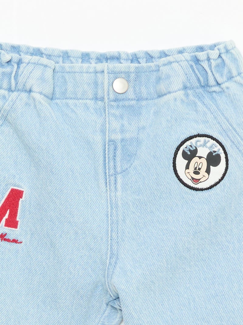 Vaqueros paperbag 'Disney' Azul - Kiabi