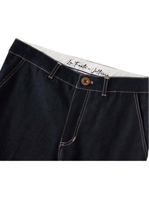 Vaqueros para niño | Corte chino | Denim azul oscuro | SAINCLAIR - Kiabi