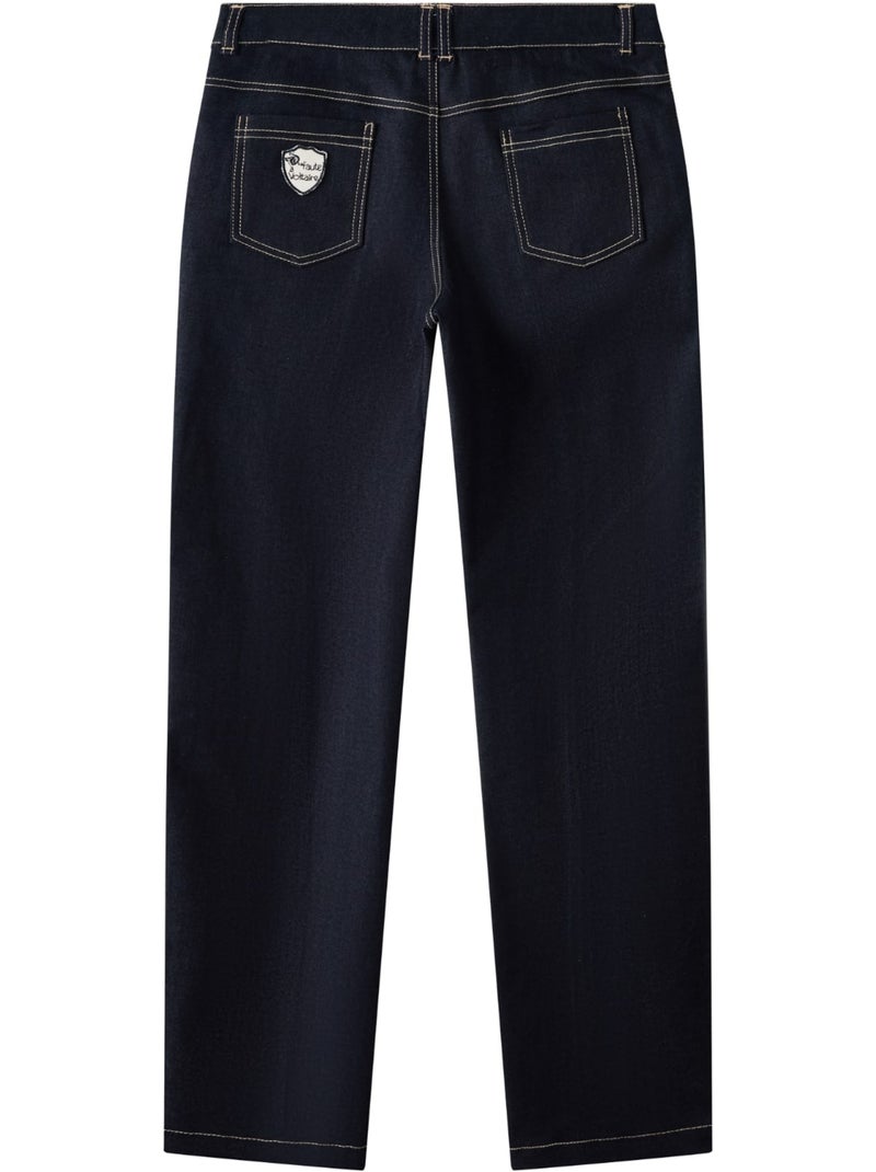 Vaqueros para niño | Corte chino | Denim azul oscuro | SAINCLAIR Azul oscuro - Kiabi