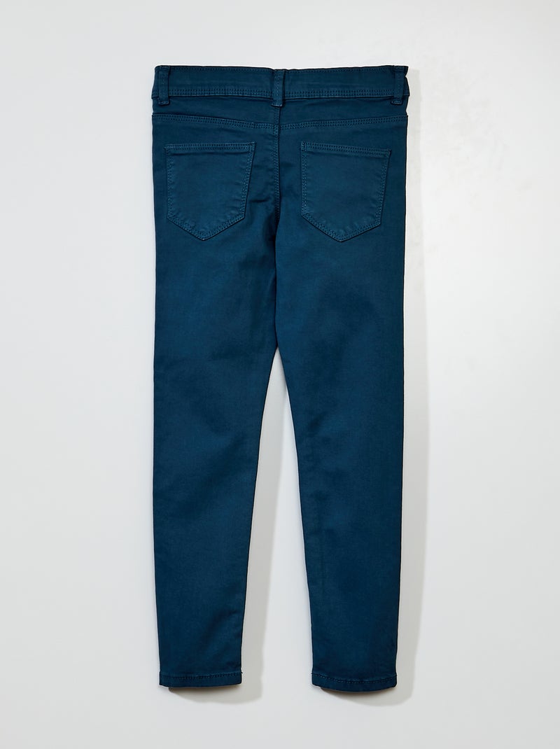 vaqueros pitillo de 5 bolsillos AZUL - Kiabi