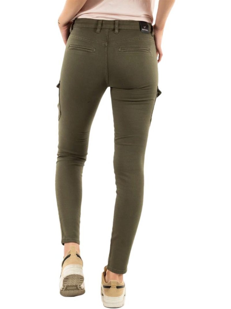 Vaqueros pitillo para mujer kaporal Verde caqui claro - Kiabi