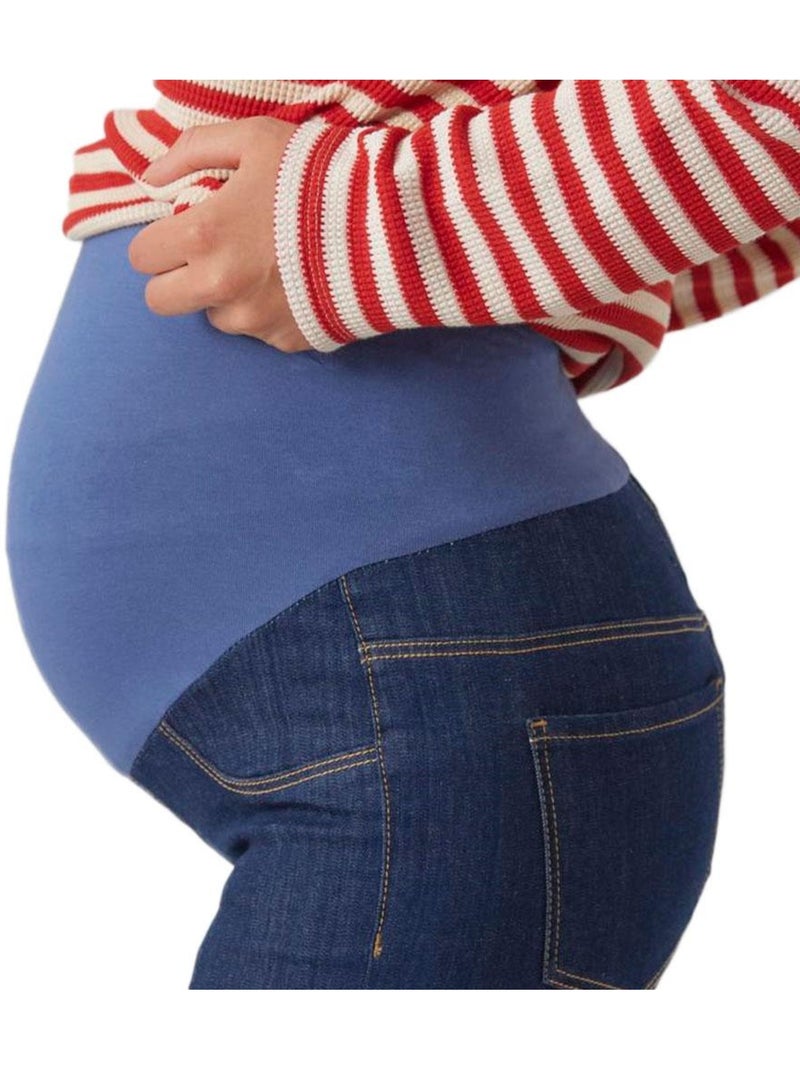 Vaqueros pitillo para mujer Mamalicious Azul - Kiabi