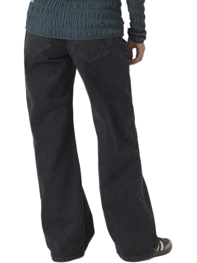 Vaqueros Premamá Wide Leg Mamalicious Gris plateado - Kiabi