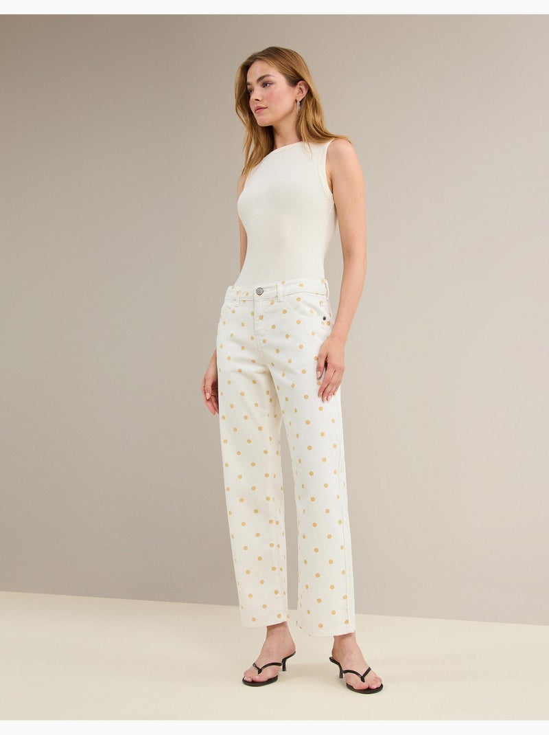 Vaqueros rectos, MO Fashion Amarillo - Kiabi