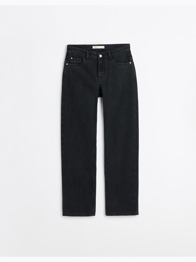 Vaqueros rectos, mo fashion Negro - Kiabi