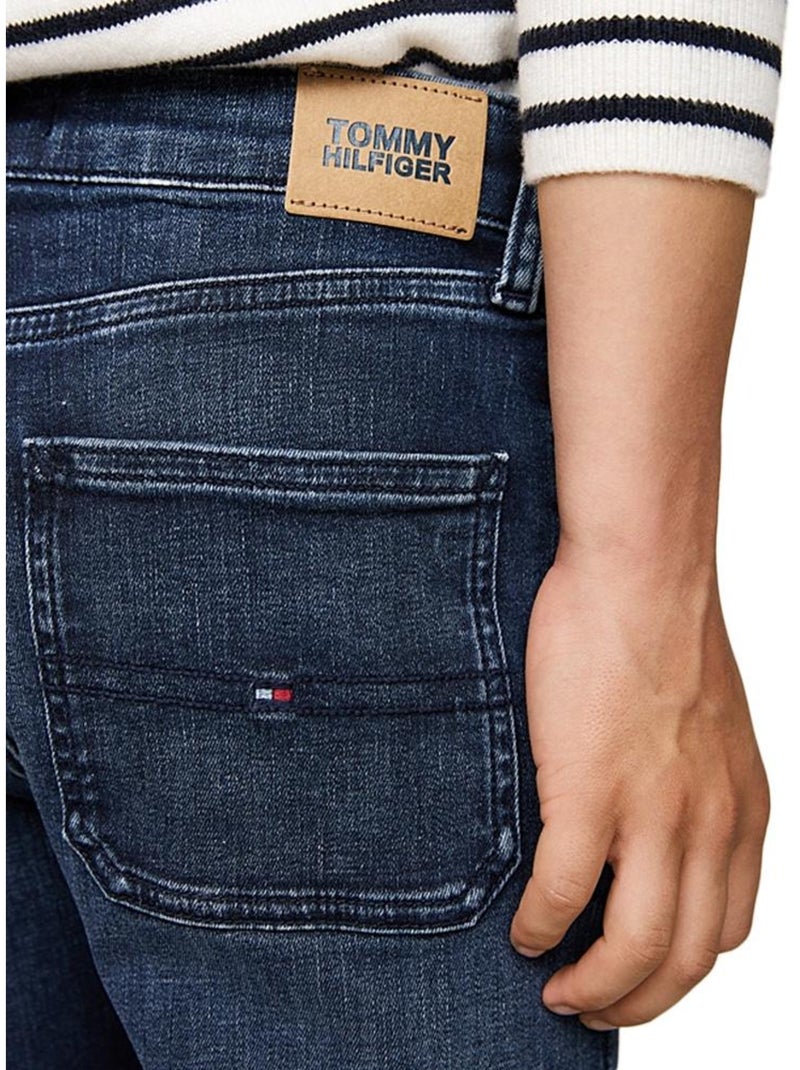 Vaqueros Rectos Tommy Hilfiger para Niño Azul marino - Kiabi